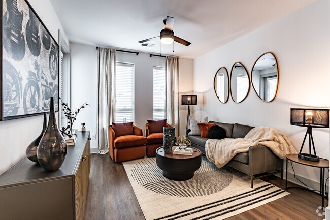 1BR, 1BA - 689SF - Living Room