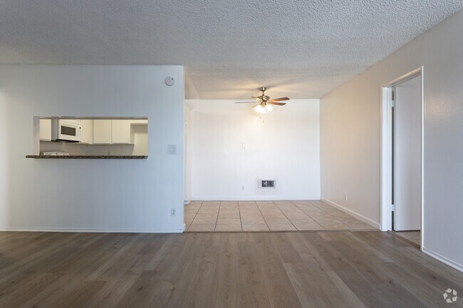 Plan B: Living Room / Kitchen View from front door