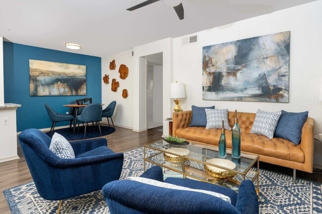 Modern interiors with vinyl plank flooring