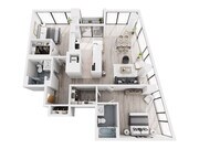 B1 floor plan Lake and Wells