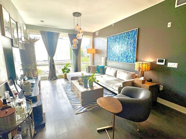 Living Room - 380 Newark Ave Condo Unit 302