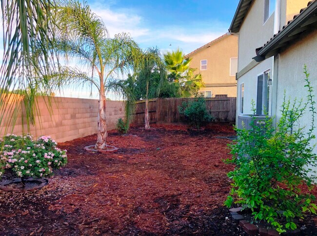 Nuevo patio trasero de mantillo - 63 Sunreign Pl