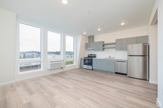 Studio, 1BA - 480SF - Kitchen