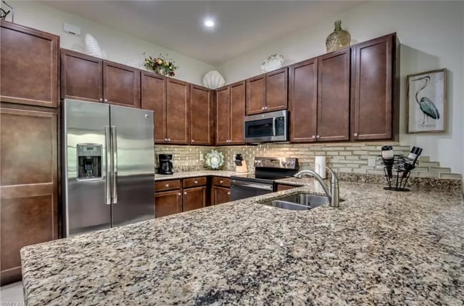 Large kitchen island