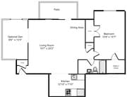1BR/1BA