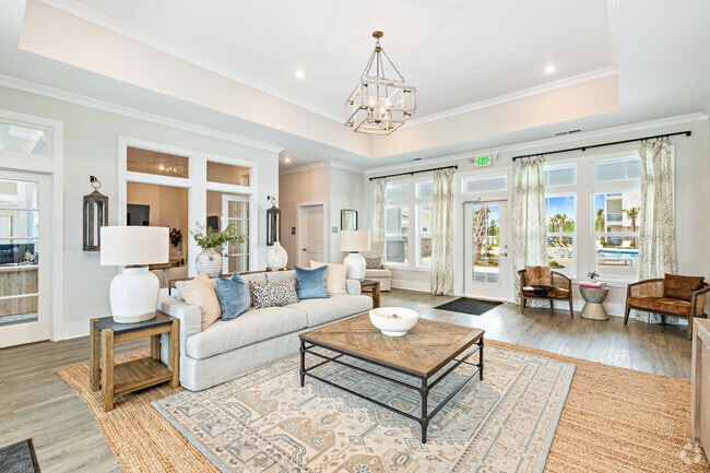 2BR, 2BA - 1,039SF - Clubhouse Lobby