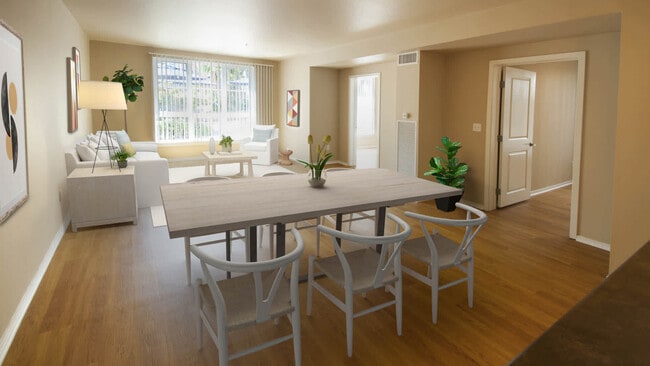 Living Room with Hard Surface Flooring
