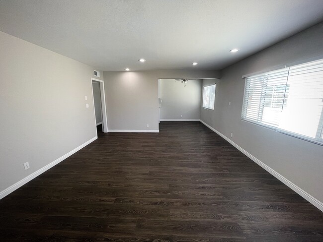 Two Bedroom - Living Room - Evart Apartments