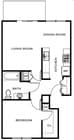 1BR/1BA