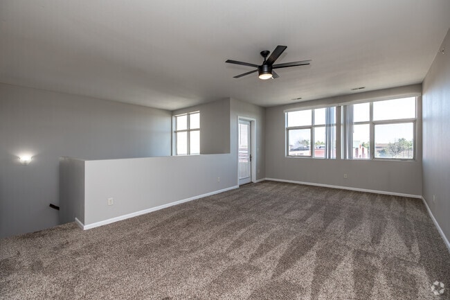 2BR, 1BA - 1,140SF - Living Room