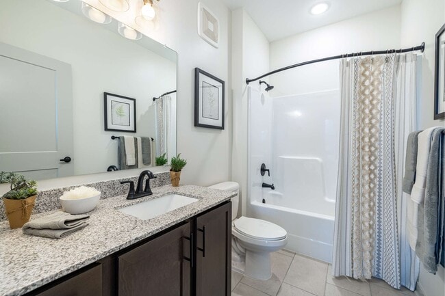 Guest Bathroom with Large Vanity & Tub/Shower Combo