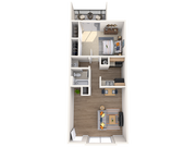 A1 floor plan Waterloo Flats