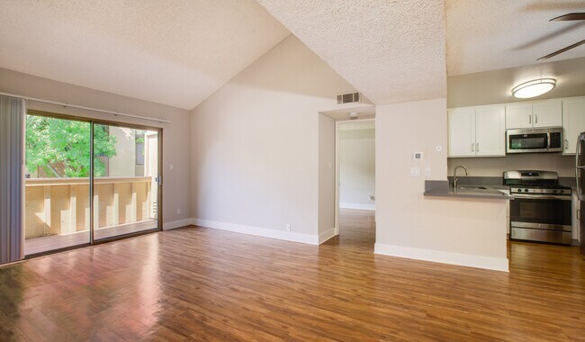 Living space with separate dining area