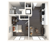 1BR/1BA - A1
