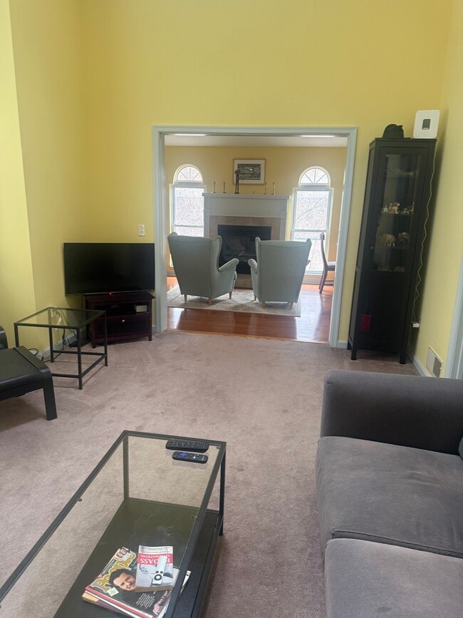 Living area with gas fireplace - 4193 Nantucket Dr