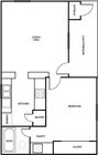 1BR/1BA