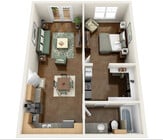 Capri | 1 Bed 1 Bath | 752 sf