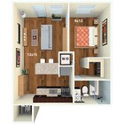 The Frisco Floor Plan - 3D