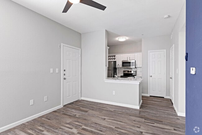 1HAB, 1BA - 727SF - Sala de estar - Rise Highland Park