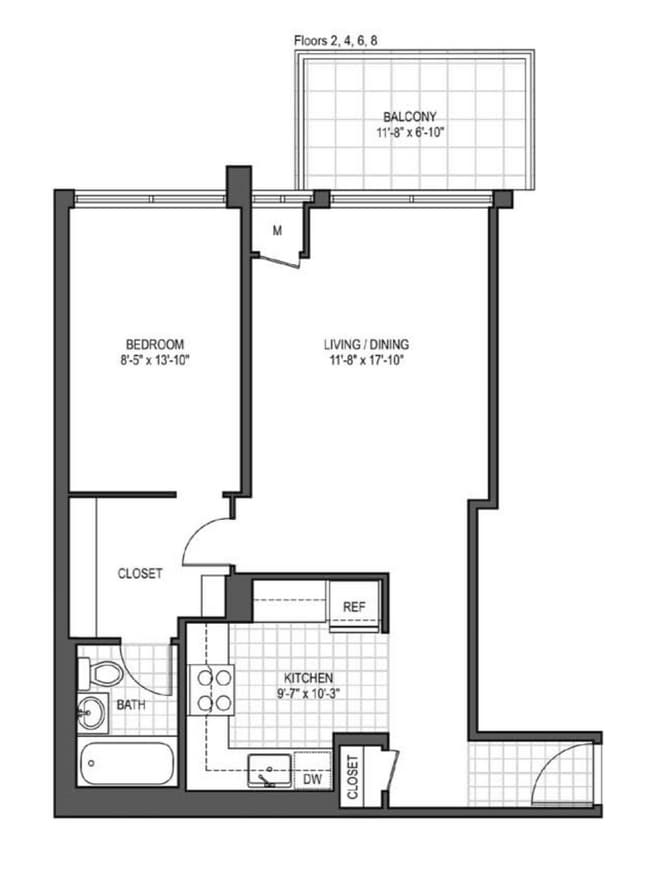 Layout - 800 4th St SW Unit S409