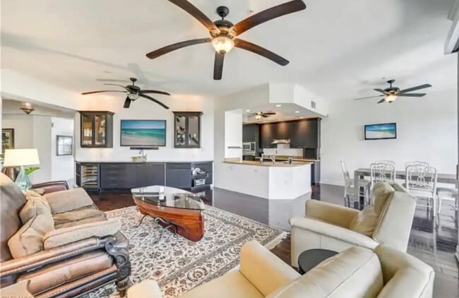 Great room - 705 10th St S Unit Old Naples Penthouse