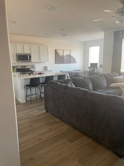 Kitchen, Living Room and Dining Room - 1106 Daffodil St