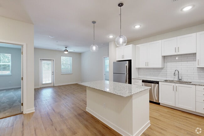 2BR, 2BA - 1,077SF - Kitchen/Dinning