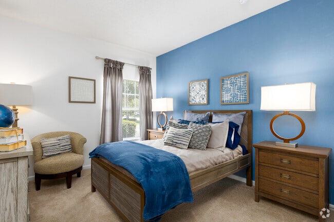 2BR, 2BA - 1,111SF - Bedroom