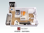 Daffodil Floor Plan 3D