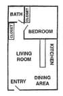 1BR/1BA