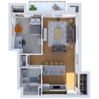 1D Floor plan