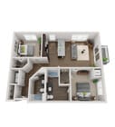 Kestrel (C9 de Estadounidenses con Discapacidades (ADA) 2 habitaciones - 1.114 ft²