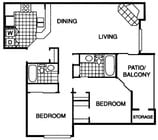 2BR/2BA