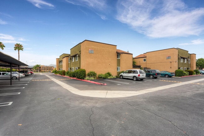 The Residential Parking Lot at Midway Gardens Apartments - Midway Gardens Apartments