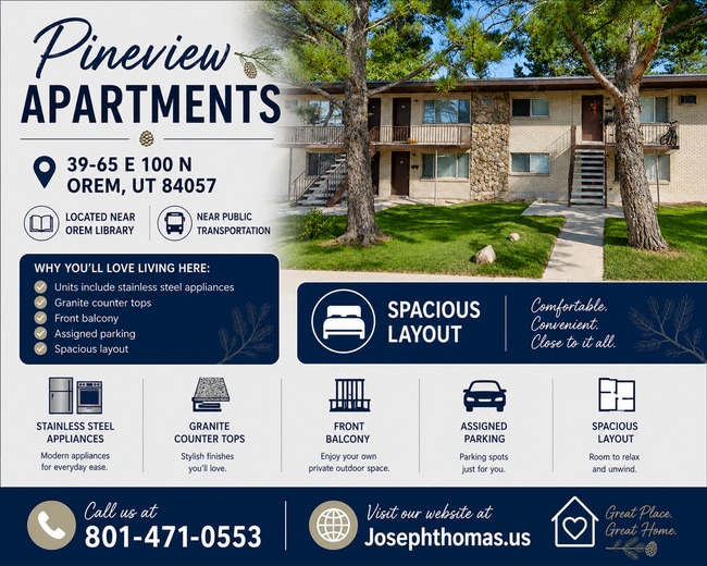 Building Photo - 2 Bed 1 Bath Orem Apartment by Orem Library Unit 45