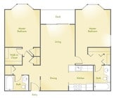 2BR/2BA