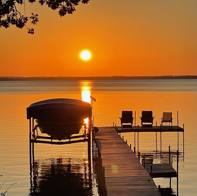 Dock sunrise. - 2225 Middleton Beach Rd House