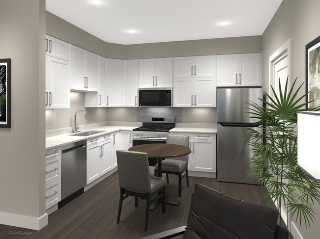 Kitchen Rendering - Lofts at Cherry Hill - East Village