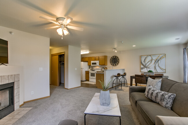 1A & 2A Living Room - Tranquility Pointe Apartments