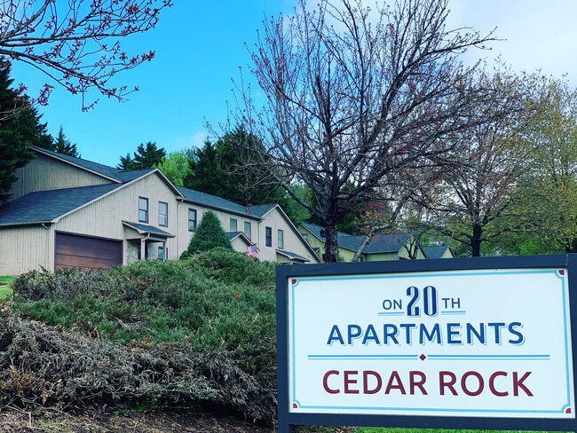 Cedar Rock Exterior - Apartments on 20th
