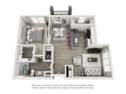 1 Bedroom / 1 Bath / 817 Sq.Ft.