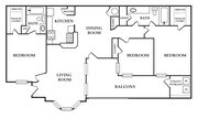 3 habitaciones - 2 baños