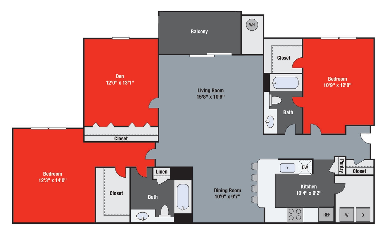 Floor Plan - Potomac w/den