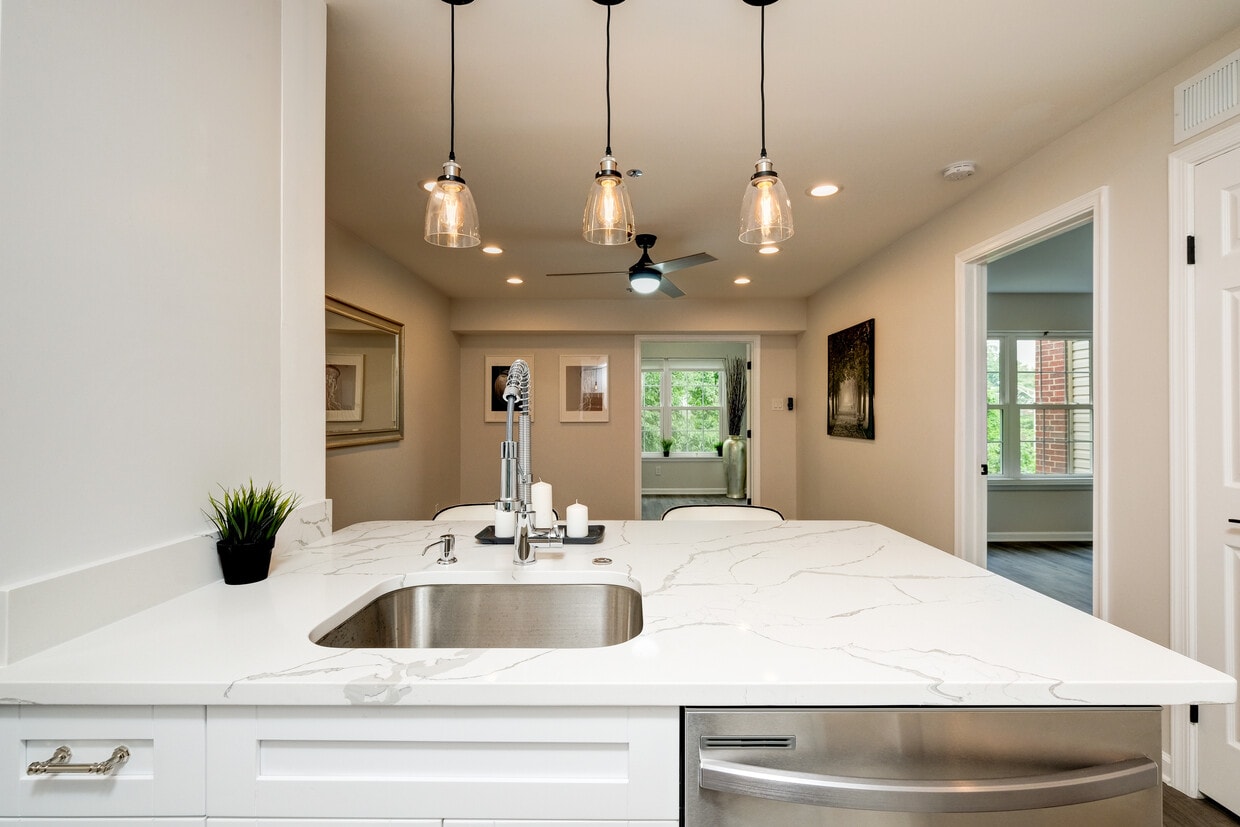 View from kitchen. - 3313 Wyndham Cir (Alexandria, VA)