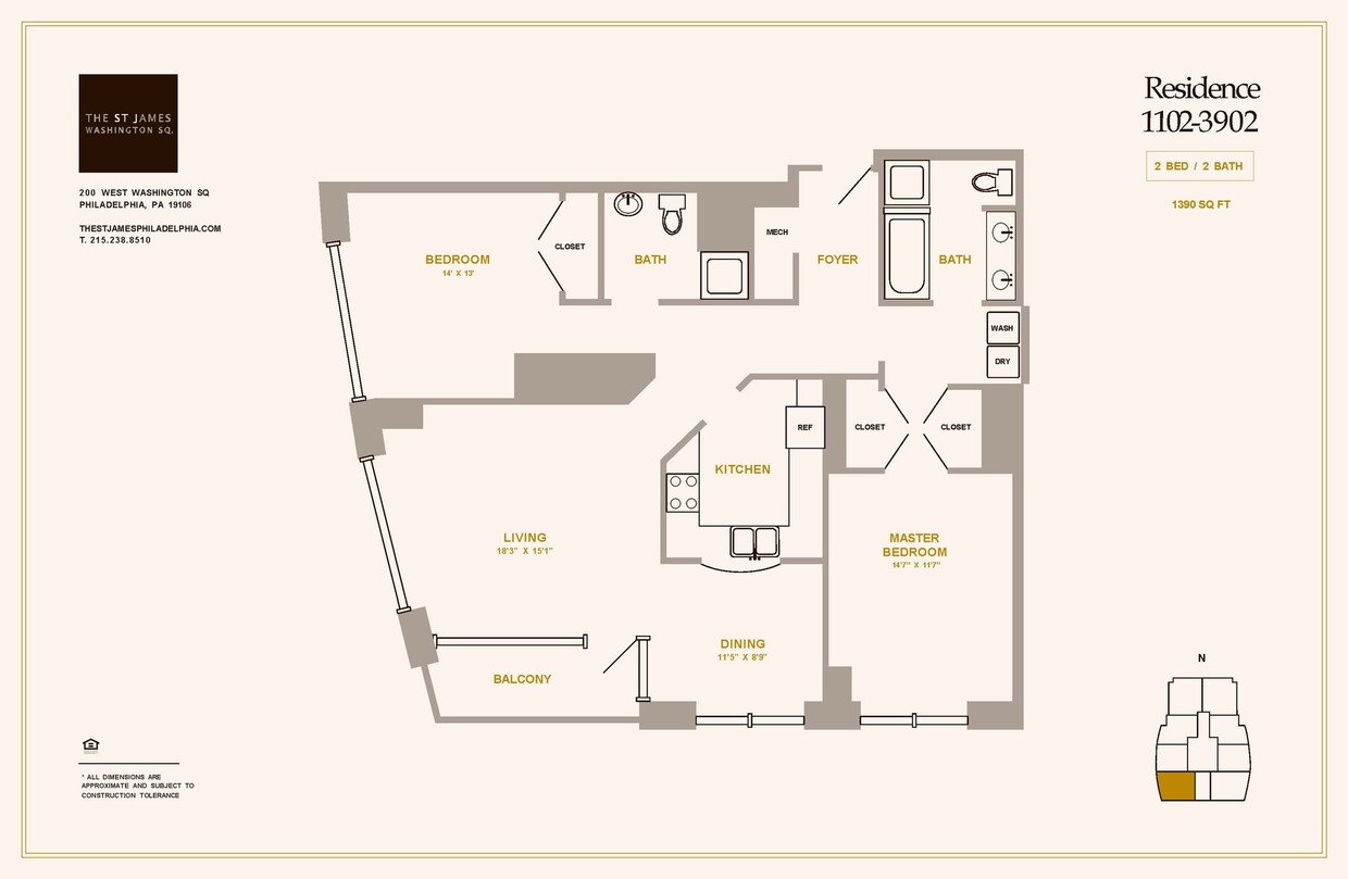 2 Bed 2 Bath B2 - 2 Bed 2 Bath B2