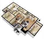 3 Bedroom 1.5 Bathroom