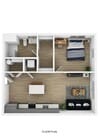 1 Bed 1 Bath 3D