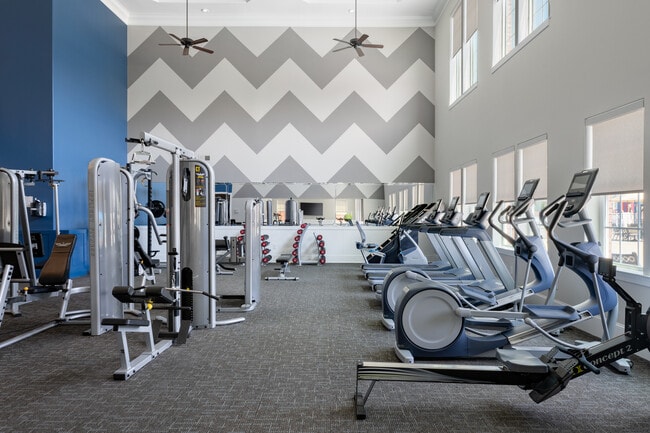Stay active with a fully equipped fitness center right at home.