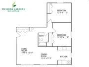 2BR/1BA