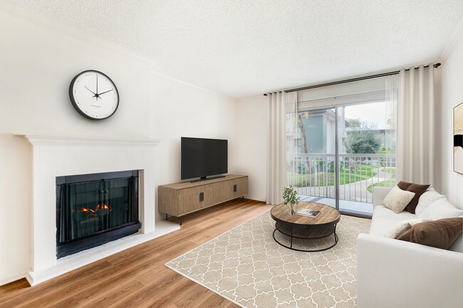 Classic Package II living room with hard surface flooring